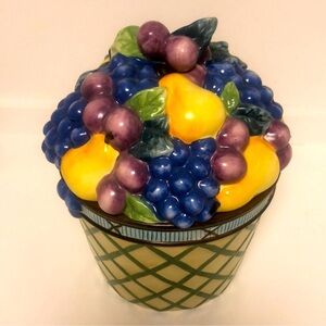 Vintage Mikasa Garden Harvest cookie jar